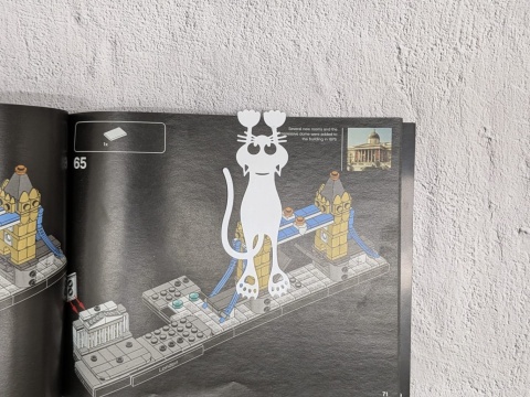 Zakładka do książki "Zwariowany kot"